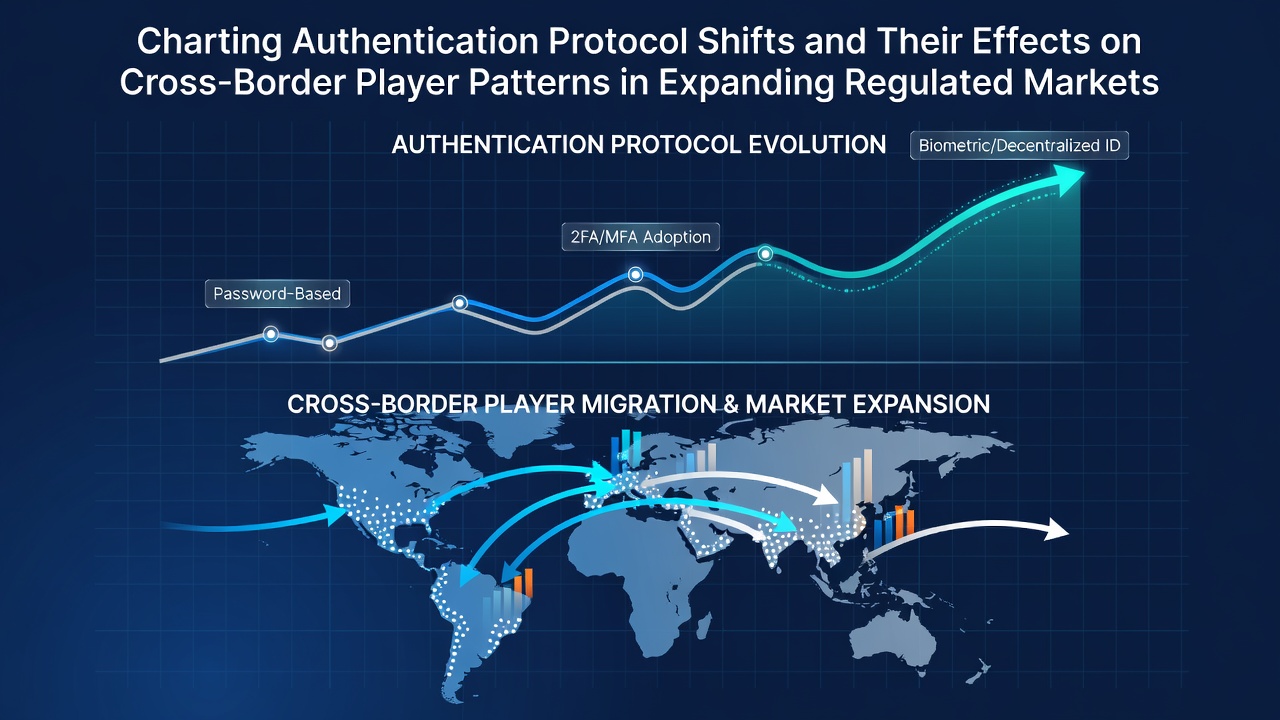 Authentication systems monitoring cross-border player access in regulated gaming markets