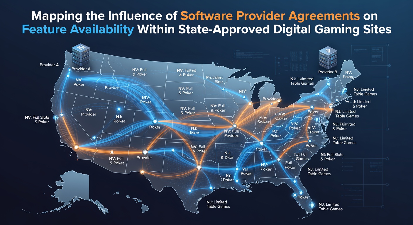 Software provider agreements shaping feature availability in state-approved digital gaming platforms