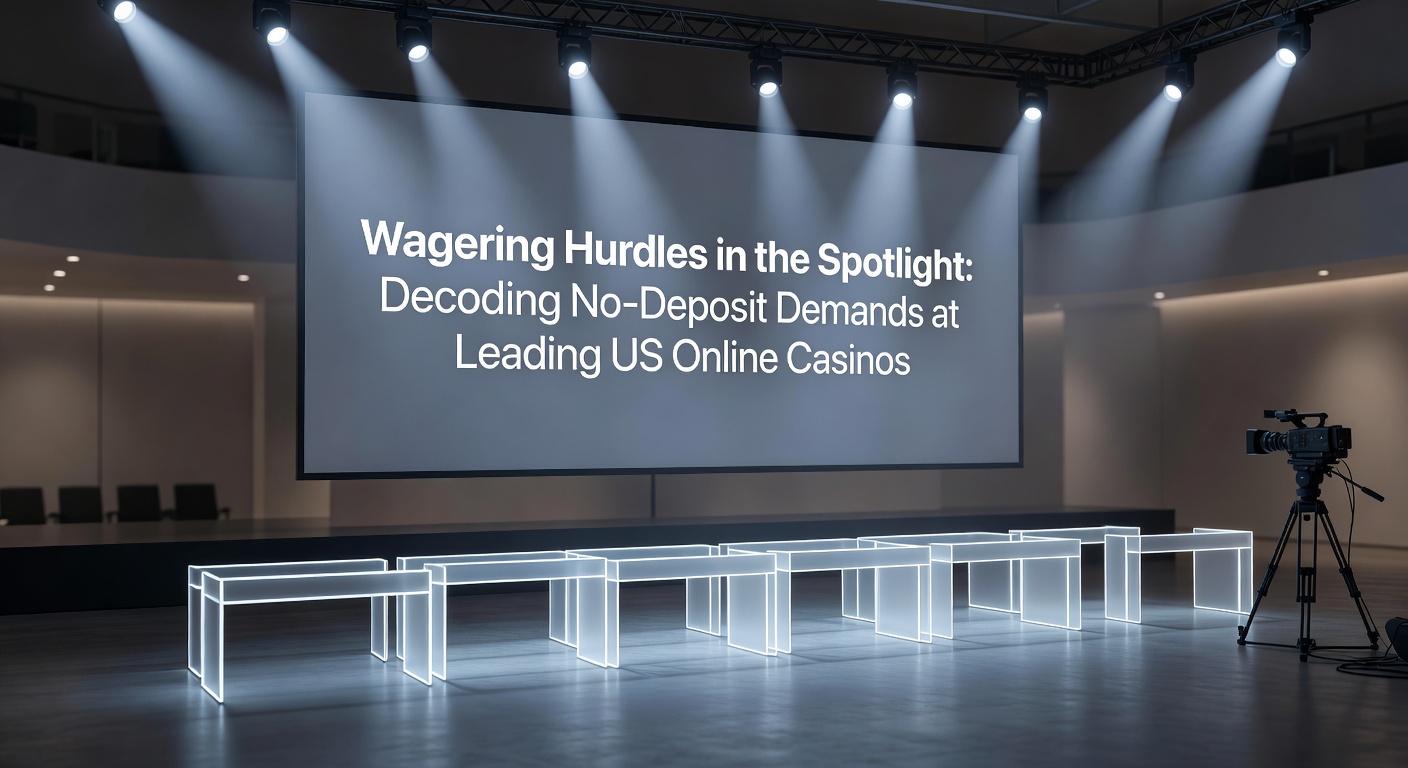 Comparative chart of average wagering requirements across major US online casinos, highlighting variations by state and bonus type